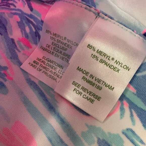 Lilly Pulitzer UPF 50+ Lux Tarah Sunguard Ravello Blue Perfect Match - Picture 5 of 7